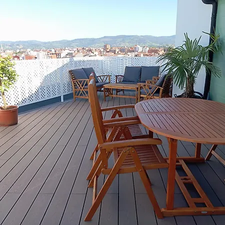 El Capricho La Terraza, Gran Terraza Con Vistas Y Parking Incluido * Gijón
